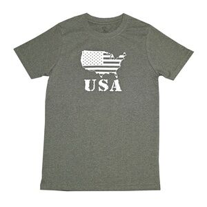 VHC USA T-Shirt, Military Green SM-2XL